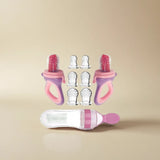 Biberon en Silicone avec Cuillère Intégrée